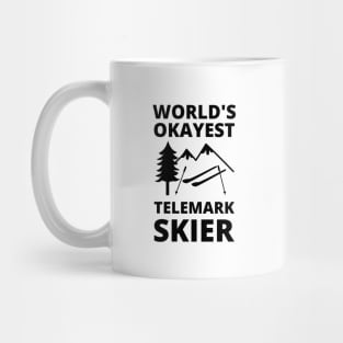 World's Okayest Telemark Skier - Skiing Mug